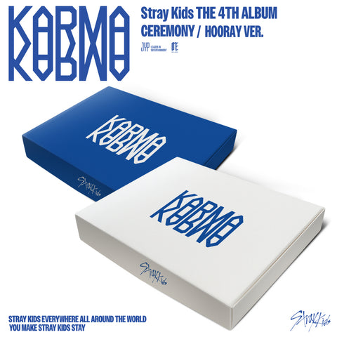 Stray Kids - Vol.4 Karma Standard version CD+Pre-Order Gift+Extra Photocards Set