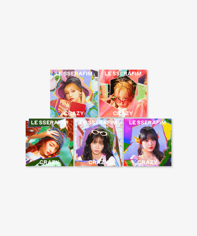 LE SSERAFIM - Japan 3rd Single Album CRAZY Solo Jacket version