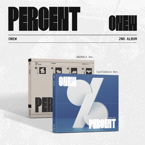 Onew - Vol.2 Percent Digipack version CD