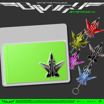 NCT 127 - BLINGY [JET Keychain Ver.] 7th Album