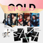 ITZY - Gold Digipack version CD+Pre-Order Gift+Extra Photocards Set