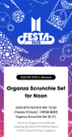 [PRE-ORDER] 2025 BTS FESTA x Weverse Official Merch - Organza Scrunchie Set for Noon