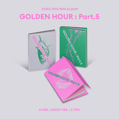[EXCLUSIVE POB] Ateez - 14th Mini Album Golden Hour: Part.5 CD+Pre-Order Gift