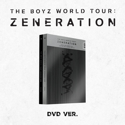 THE BOYZ 2ND WORLD TOUR : ZENERATION DVD version+Pre-Order Benefit