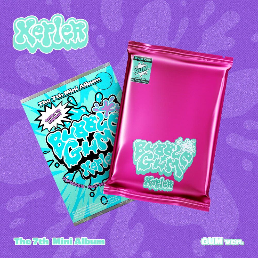EXCLUSIVE POB] Kep1er - BUBBLE GUM Album+Pre-Order Gift