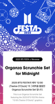 [PRE-ORDER] 2025 BTS FESTA x Weverse Official Merch - Organza Scrunchie Set for Midnight