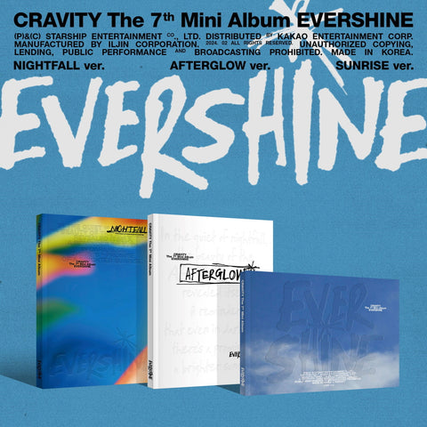 CRAVITY - 7th Mini Album EVERSHINE CD+Pre-Order Benefit
