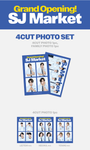 [PRE-ORDER] SUPER JUNIOR Grand Opening! SJ Market MD - 4CUT PHOTO SET