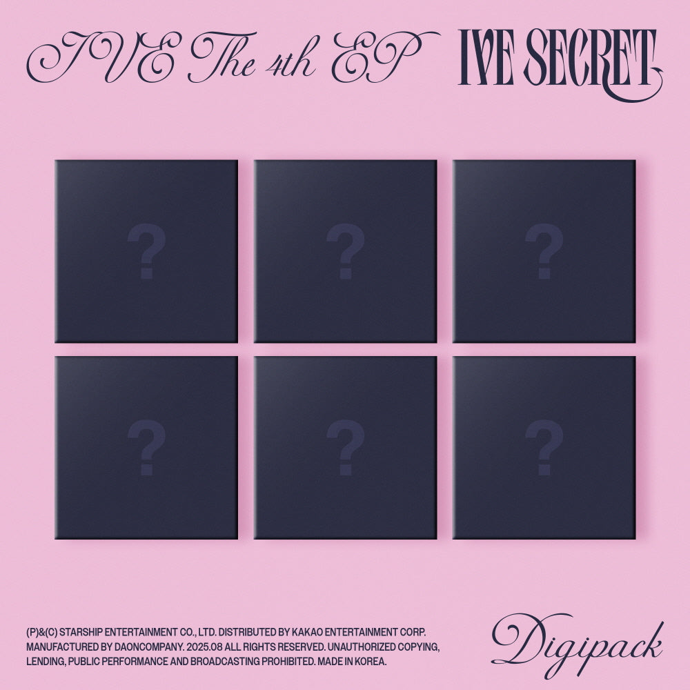 IVE - IVE SECRET [Digipack Ver.] 4th EP Album – KPOP MARKET