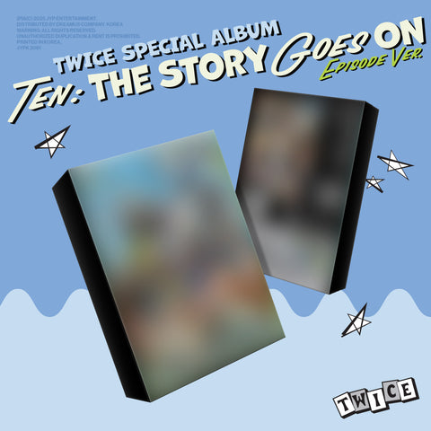 Twice - Special Album TEN: The Story Goes On Episode version CD+Pre-Order Gift+Folded Poster
