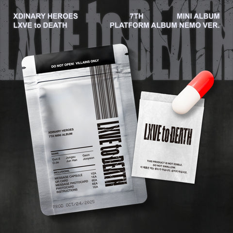 Xdinary Heroes - 7th Mini Album LXVE to DEATH [Platform ver.]
