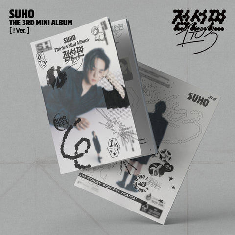 SUHO - 3rd Mini Album Point Line Plane (1 to 3) ! version CD