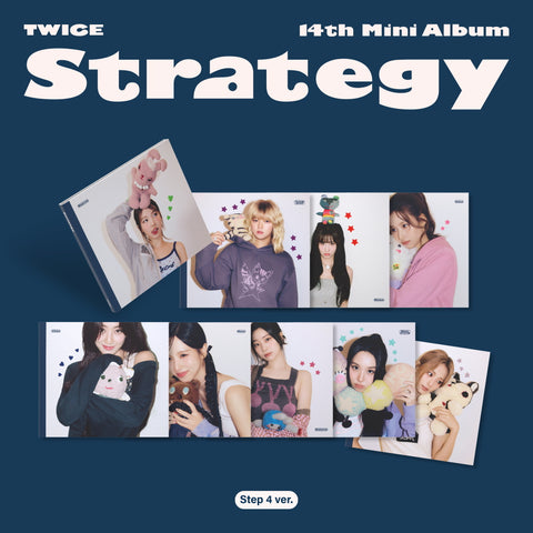 [EXCLUSIVE POB] TWICE - STRATEGY [Step 4 ver.] Album+Pre-Order Gift