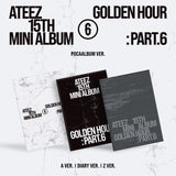 [EXCLUSIVE POB] ATEEZ - 15th Mini Album GOLDEN HOUR : Part.6 POCAALBUM+Pre-Order Gift