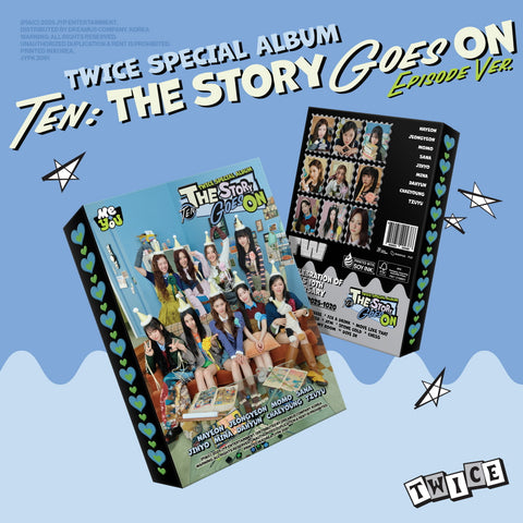 Twice - Special Album TEN: The Story Goes On Episode version CD+Pre-Order Gift+Folded Poster