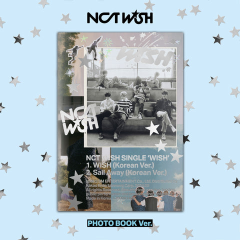 [EXCLUSIVE POB] NCT WISH - 1st Single Album WISH Photobook version CD+Pre-Order Benefit