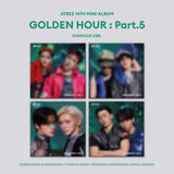 [EXCLUSIVE POB] Ateez - 14th Mini Album Golden Hour: Part.5 Digipack Unit ver. CD+Pre-Order Gift