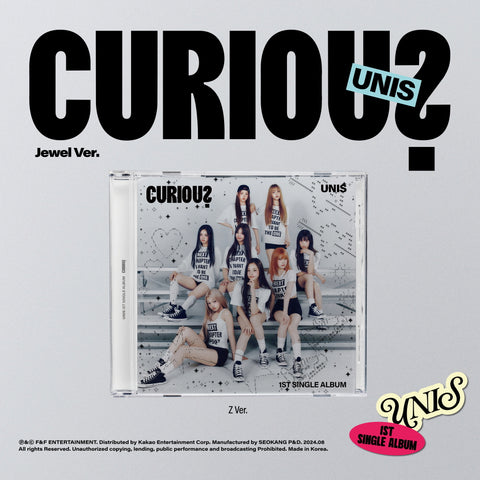 UNIS - 1st Single Album CURIOUS [Jewel Ver.]