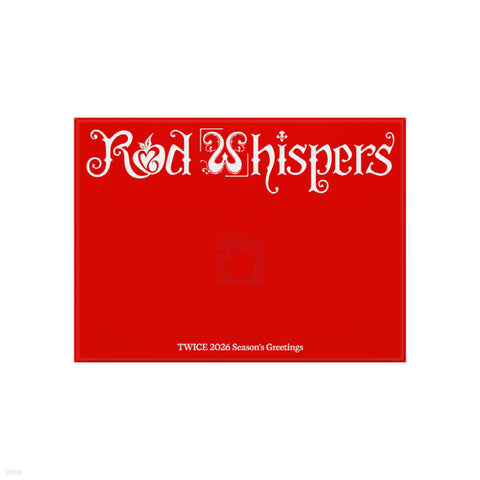 TWICE - 2026 SEASON'S GREETINGS [RED WHISPERS] + Pre-Order Gift