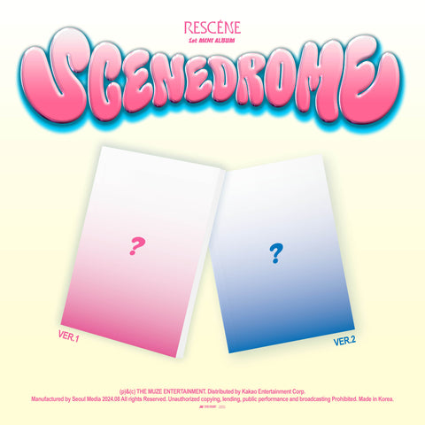 [EXCLUSIVE POB] RESCENE - 1st Mini Album Scenedrome CD+Pre-Order Gift