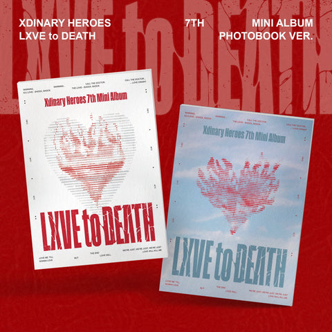 Xdinary Heroes - LXVE to DEATH [Photobook ver.] 7th Mini Album+Pre-Order Gift