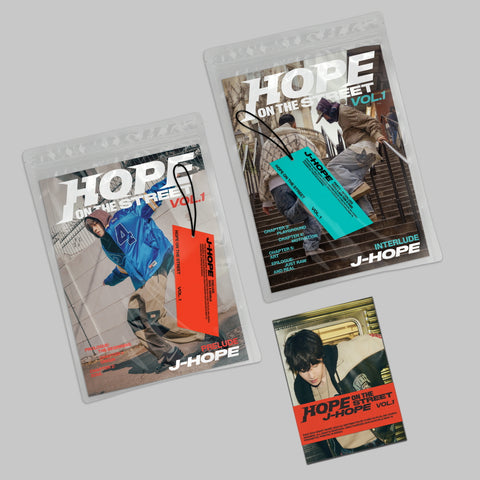 [WEVERSE EXCLUSIVE POB] J-HOPE - HOPE ON THE STREET VOL.1 (2 Album ver. + 1 Weverse Albums ver. SET)