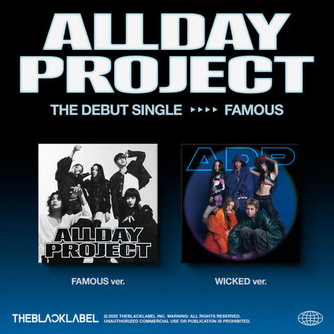 [EXCLUSIVE POB] Allday Project - Debut Single Famous Standard version CD+Pre-Order Gift