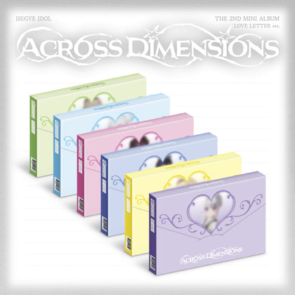 ISEGYE IDOL - 2nd Mini Album Across Dimensions LOVE LETTER ver. CD