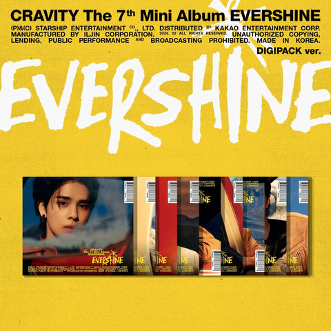 CRAVITY - 7th Mini Album EVERSHINE Digipack version CD