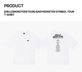 BABYMONSTER HELLO MONSTERS TOUR Official MD - SYMBOL TOUR T-SHIRT