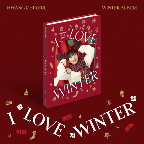 HWANG CHI YEUL - I LOVE WINTER Album+Folded Poster