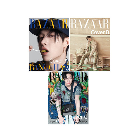 Bazaar Korean Magazine February 2025 Stray Kids BANG CHAN