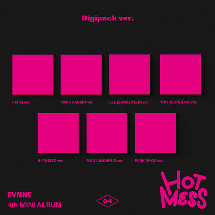 Evnne - 4th Mini Album Hot Mess Digipack version CD