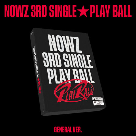 Nowz - 3rd Single Album Play Ball General version CD+Folded Poster