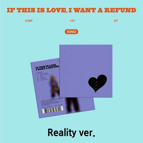 KINO - 1st EP If this is love, I want a refund Reality version CD