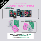 [TOKTOQ EXCLUSIVE POB] ATEEZ 14th Mini GOLDEN HOUR Part.5 [3 ver.+1 Digipack+1 Pocaalbum] CD