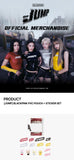 [PRE-ORDER] BLACKPINK JUMP Official Merch - PVC POUCH + STICKER SET