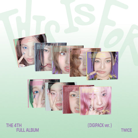TWICE - THIS IS FOR [DIGIPACK ver.] 4th Album+Pre-Order Gift