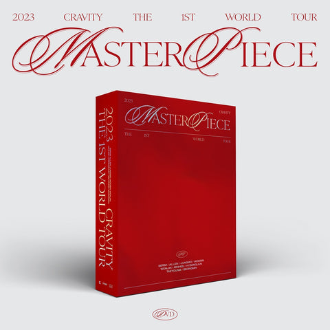 2023 CRAVITY THE 1ST WORLD TOUR MASTERPIECE DVD