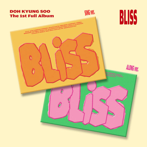 Doh Kyung Soo - BLISS 1st Full Album
