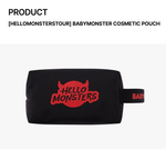 BABYMONSTER HELLO MONSTERS TOUR Official MD - COSMETIC POUCH