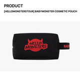 BABYMONSTER HELLO MONSTERS TOUR Official MD - COSMETIC POUCH