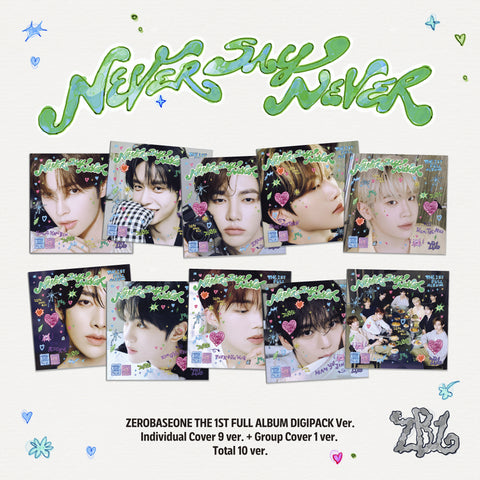 [EXCLUSIVE POB] ZEROBASEONE - NEVER SAY NEVER [DIGIPACK Ver.] Album+Pre-Order Gift
