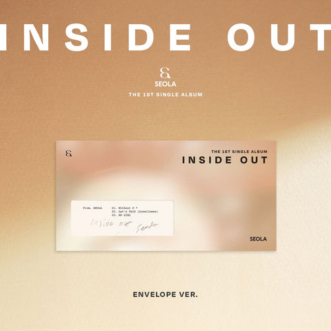 SEOLA WJSN - 1st Single Album INSIDE OUT [ENVELOPE VER.]