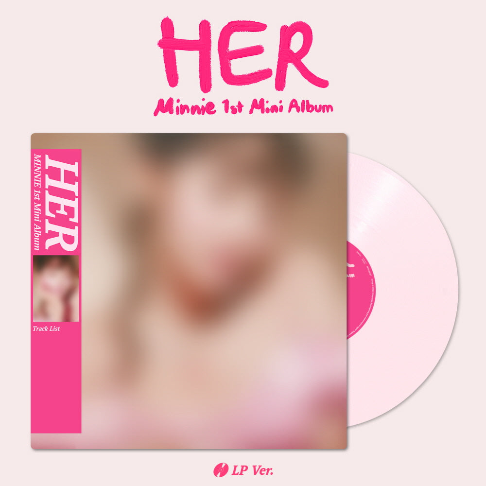 K-POP・アジア MINNIE 1st Mini Album [HER] LP Ver MINNIE - 1st Mini Album HER [LP ver.] + Folded Poster – KPOP