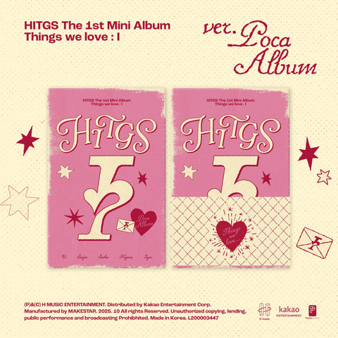 Hitgs - 1st Mini Album Things we love : I POCA Album version