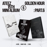 [EXCLUSIVE POB] ATEEZ - 15th Mini Album GOLDEN HOUR : Part.6 CD+Pre-Order Gift