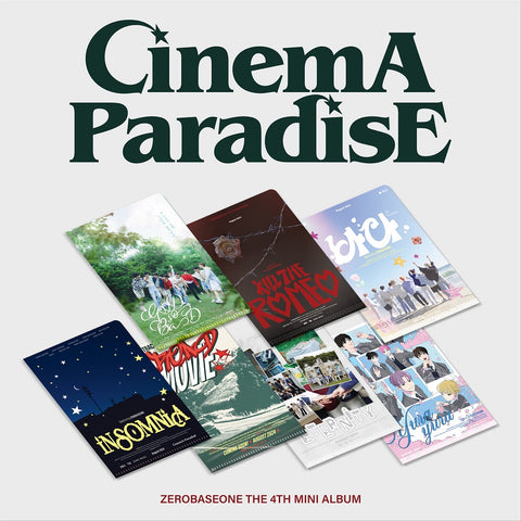 ZEROBASEONE - 4th Mini Album Cinema Paradise ZEROSE version CD