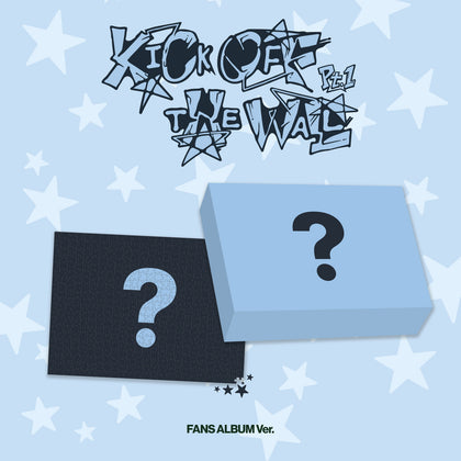 KickFlip - 5th Mini Album KICK OFF THE WALL Pt.1 FANS ALBUM ver.+Pre-Order Gift+Folded Poster