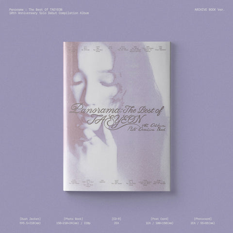 Taeyeon - Panorama : The Best of Taeyeon Archive Book version CD